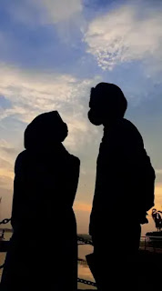 Gambar Kartun Muslimah Couple Romantis Terpisah Gambar Kartun Muslimah Couple Romantis Terpisah